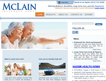 Tablet Screenshot of mclaininsurancegroup.com